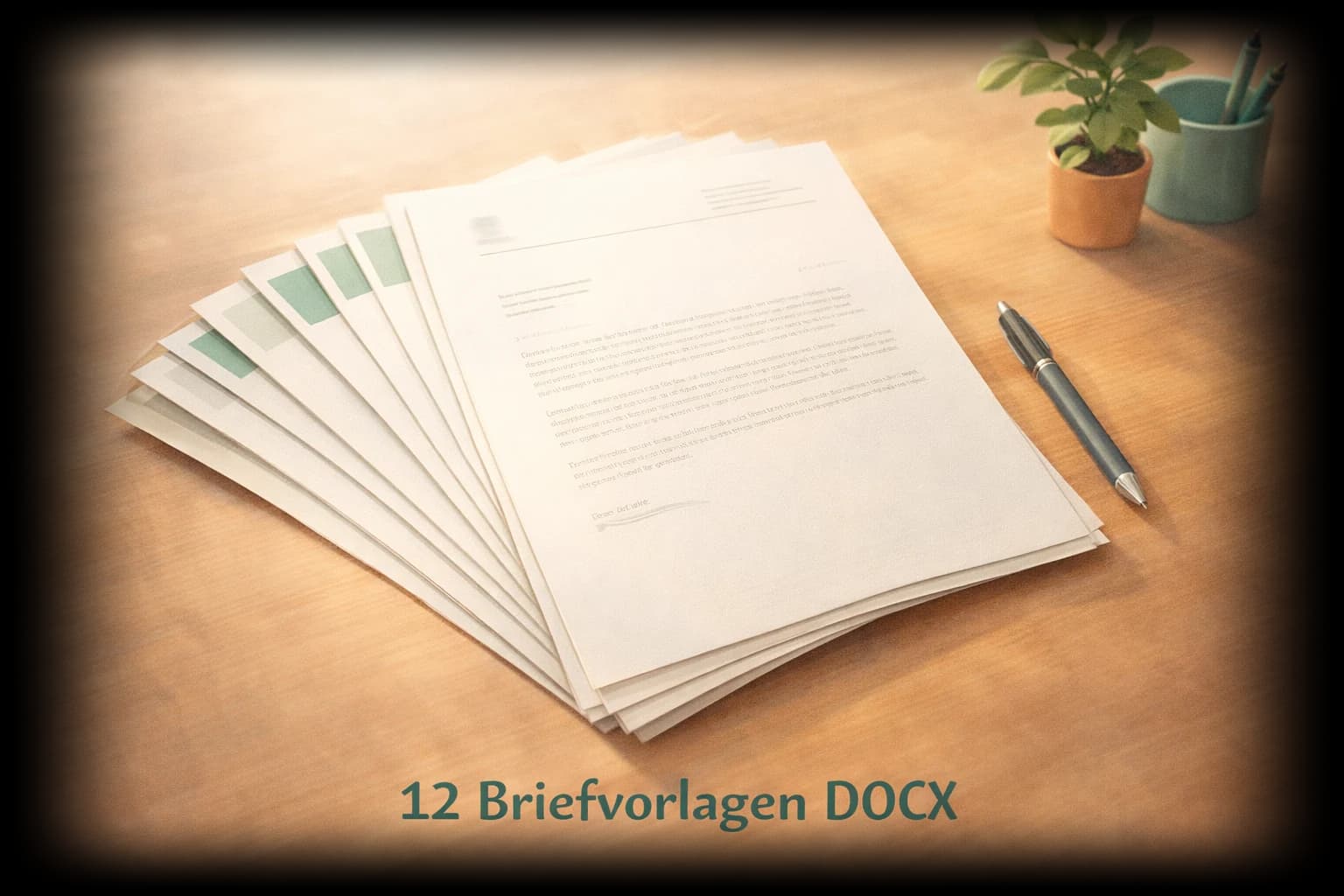 12 Briefvorlagen DOCX — professionelle Musterbriefe für Schule und Behörden
